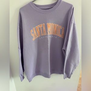 hollister oversized crew